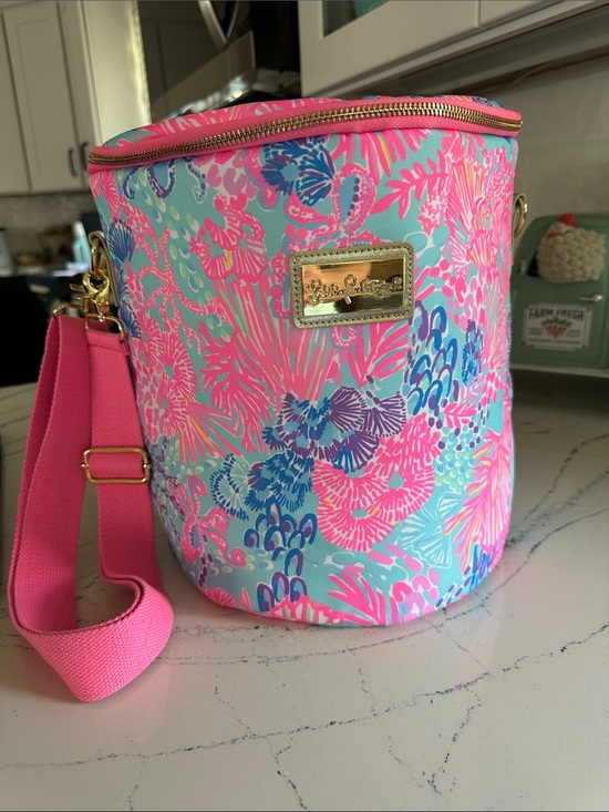 Lilly Pulitzer Handbags - Lilly Pulitzer Soft Beach Cooler Splendor in the Sand - Like New